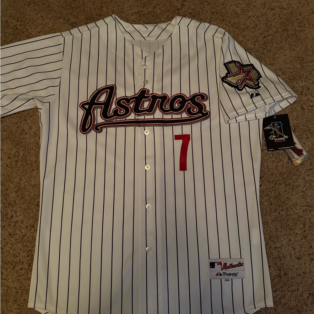 Houston Astros Craig Biggio Authentic Vintage Jersey